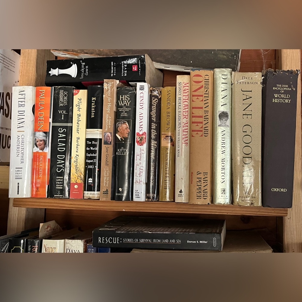 5 lbs books - you pick - mix of genres - some large print - novels, biographies - Picture 7 of 16